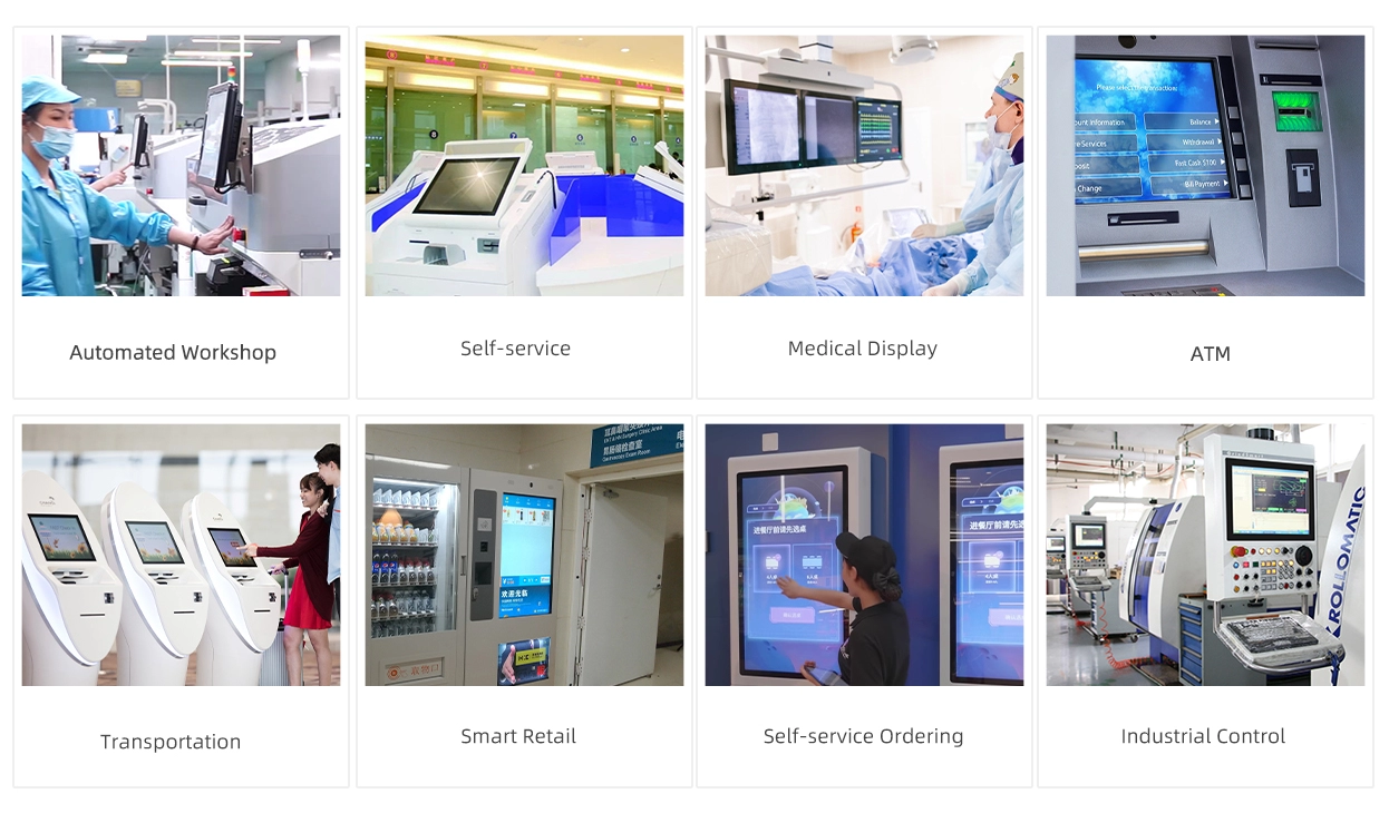 A&ccedil;ık &Ccedil;er&ccedil;eveli Dokunmatik Panel PC 7-55 İn&ccedil; (2C Serisi)