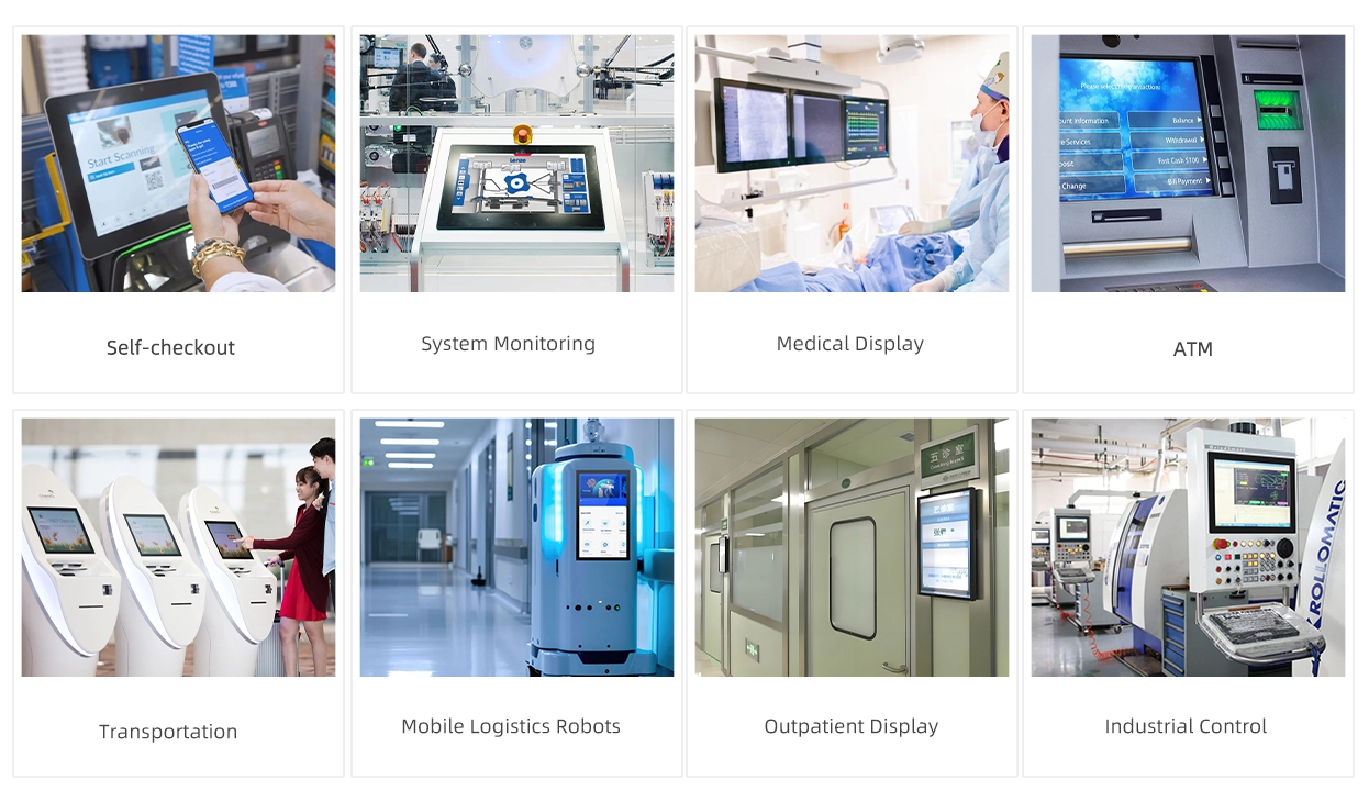 Kapalı &Ccedil;er&ccedil;eveli Dokunmatik Monit&ouml;r 7-27 İn&ccedil; (3A Serisi)