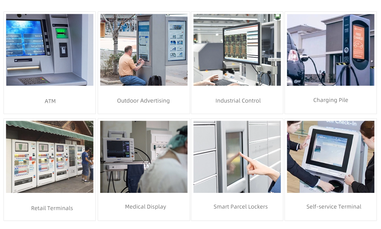 Su Geçirmez Kızılötesi Dokunmatik Ekran 10,4 - 21,5 İnç (TE Serisi)