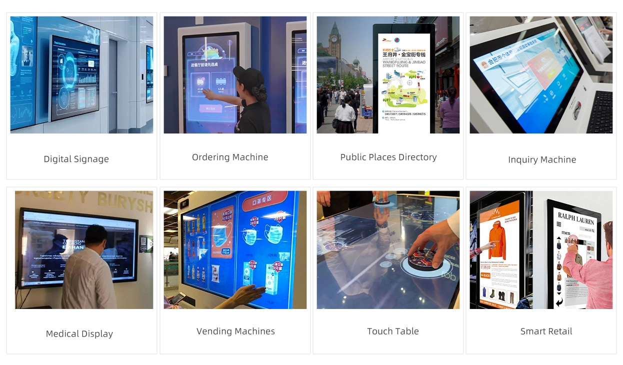 Kapasitif Dokunmatik Ekran 23,6 - 65 İn&ccedil;