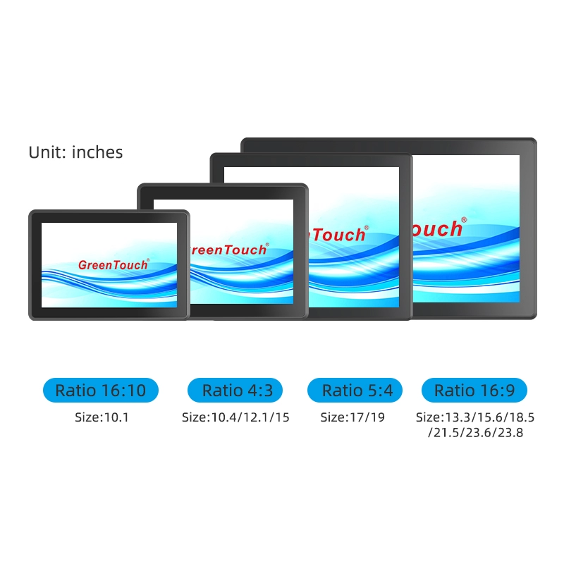 7/24 Dokunmatik &Ccedil;alışma i&ccedil;in End&uuml;striyel LCD Paneller ve Ticari Ekranlar